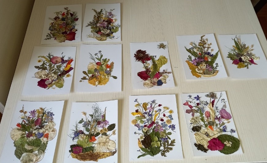 Ustvarjalnice iz suhega cvetja z Milko Erbežnik – 2025