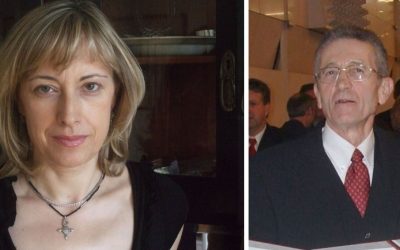 Bralni krožek v januarju 2026 – Mirjam Drev in Florjan Lipuš