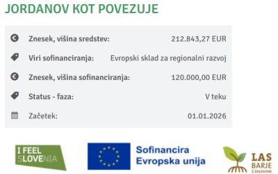 Projekt LAS Barje – Jordanov kot povezuje